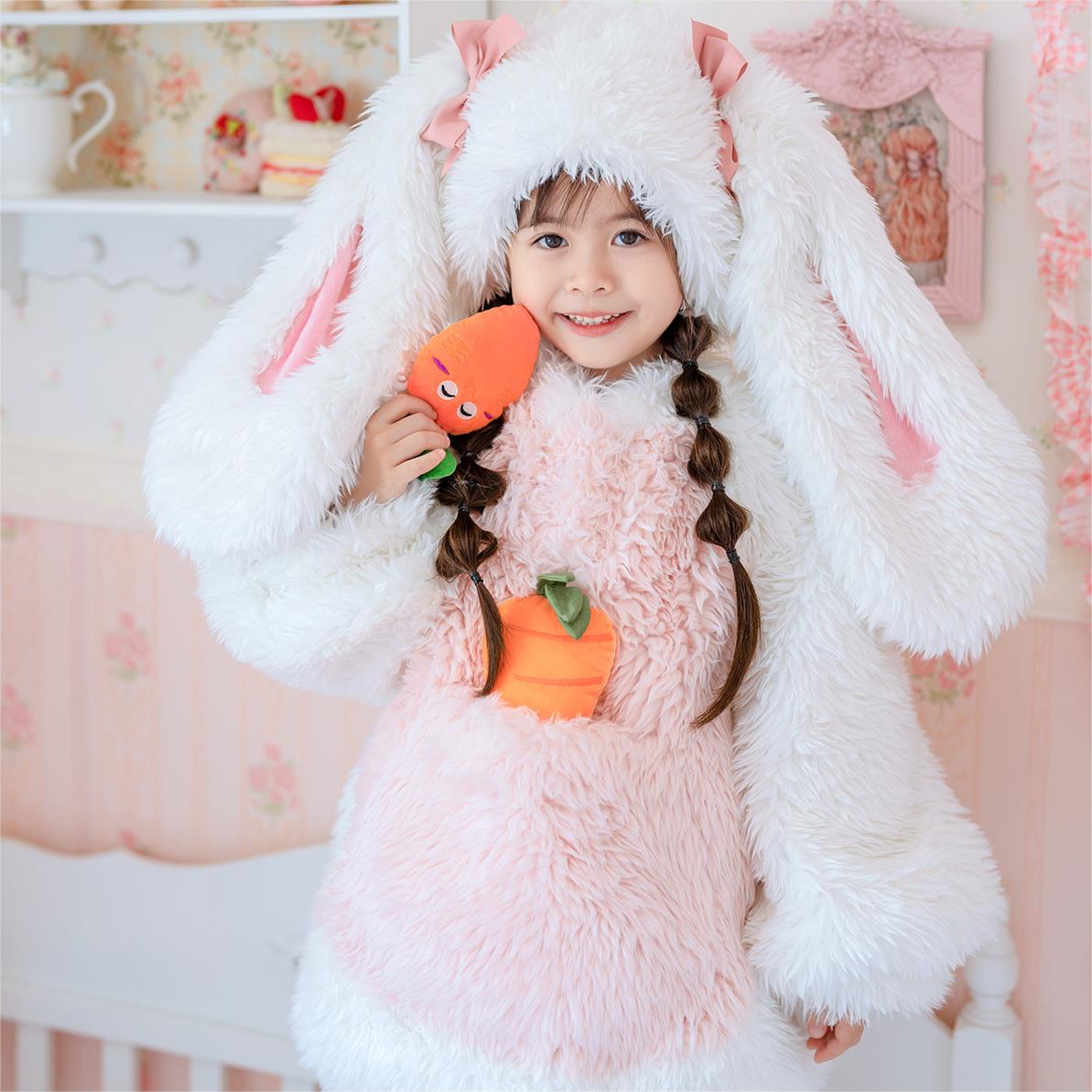 Fluffy Bunny Suit For Kids and Adults - Image 4