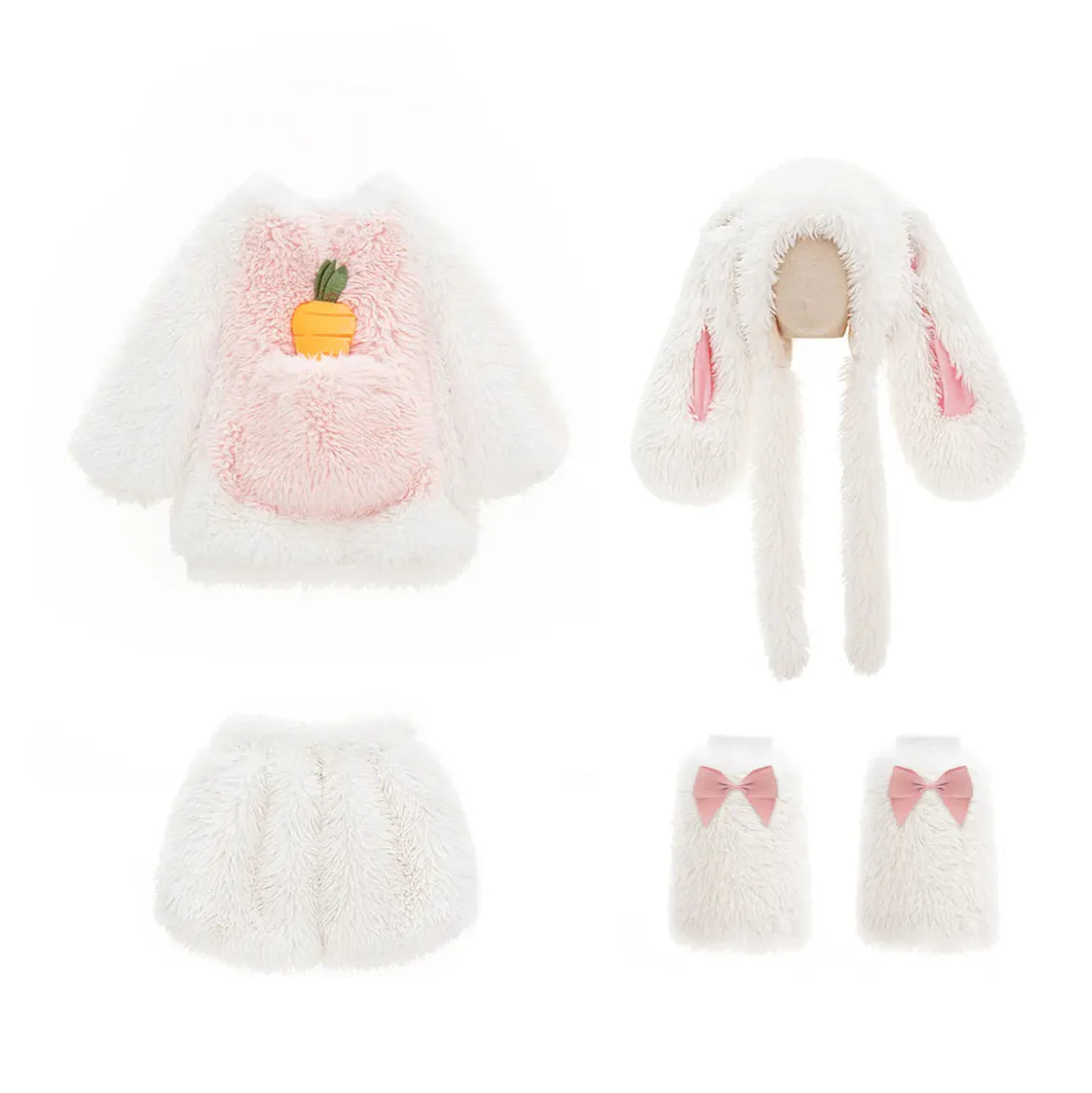 Fluffy Bunny Suit For Kids and Adults - Image 15
