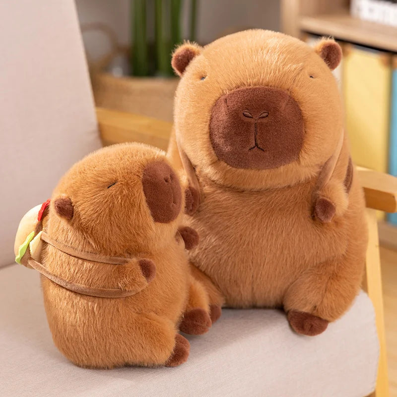 Fluffy Capybara Burger Bag Plushies - Image 4