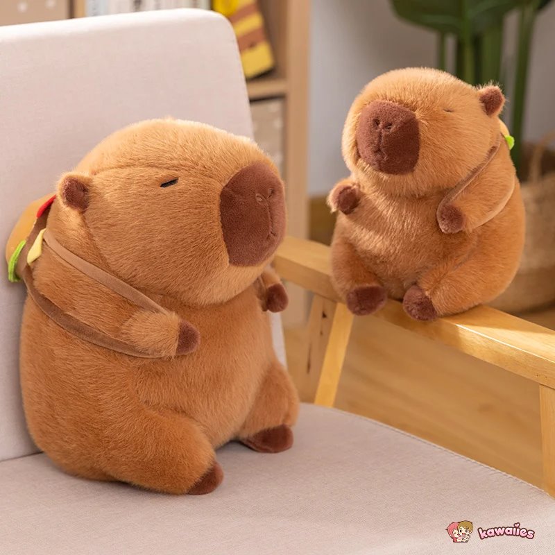 Fluffy Capybara Burger Bag Plushies - Image 11