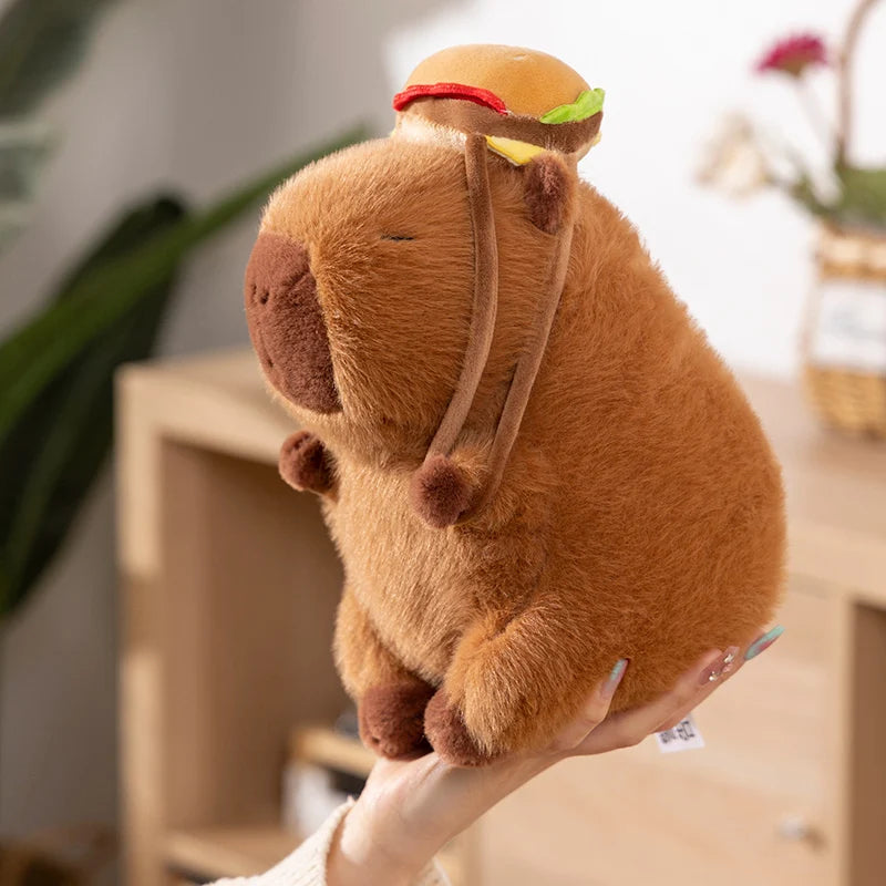 Fluffy Capybara Burger Bag Plushies - Image 6
