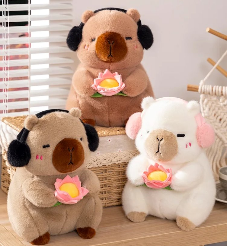 Fluffy Capybara & Monkey Plushie Pals - Image 23