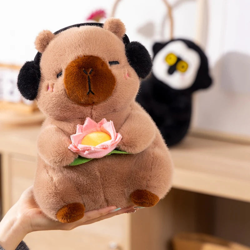 Fluffy Capybara & Monkey Plushie Pals - Image 5