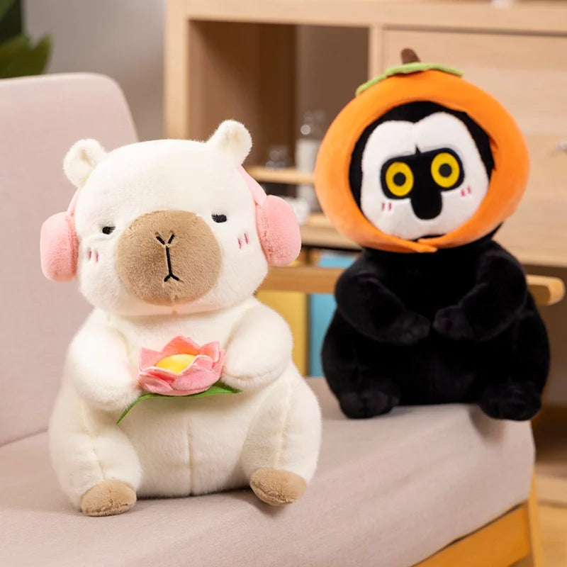 Fluffy Capybara & Monkey Plushie Pals - Image 21