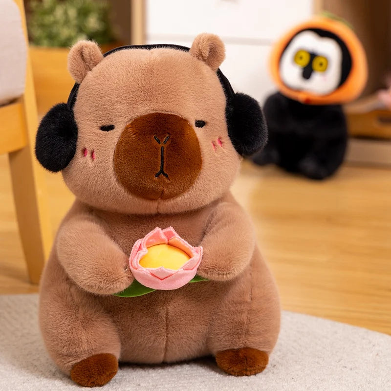Fluffy Capybara & Monkey Plushie Pals - Image 20