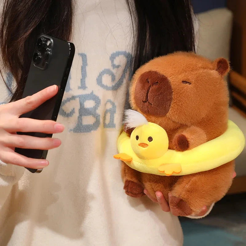 Fluffy Capybara with Float Plushie - Image 11