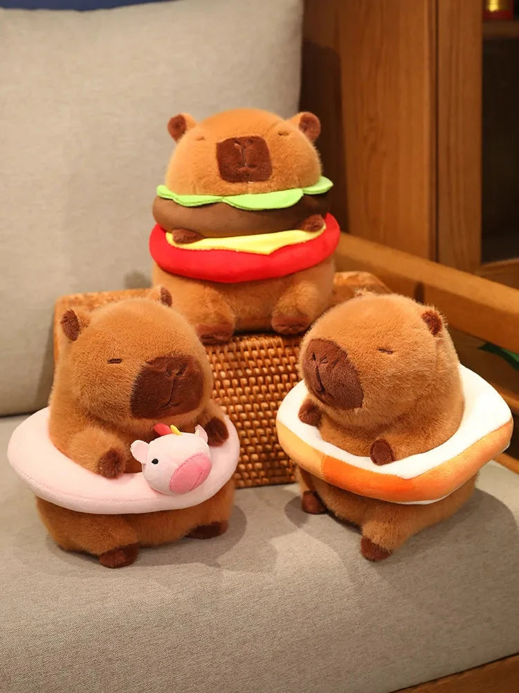 Fluffy Capybara with Float Plushie - Image 6