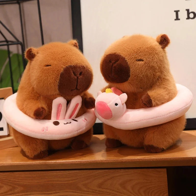 Fluffy Capybara with Float Plushie - Image 5
