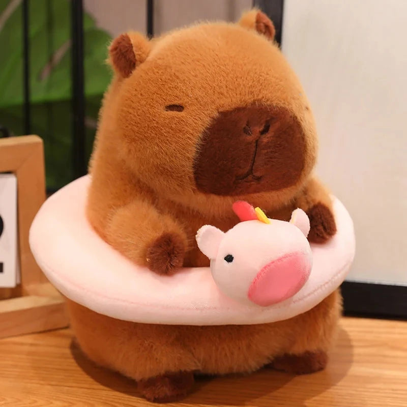 Fluffy Capybara with Float Plushie - Image 18