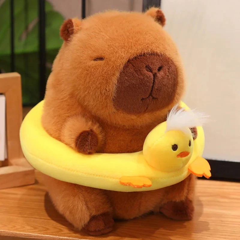 Fluffy Capybara with Float Plushie - Image 16