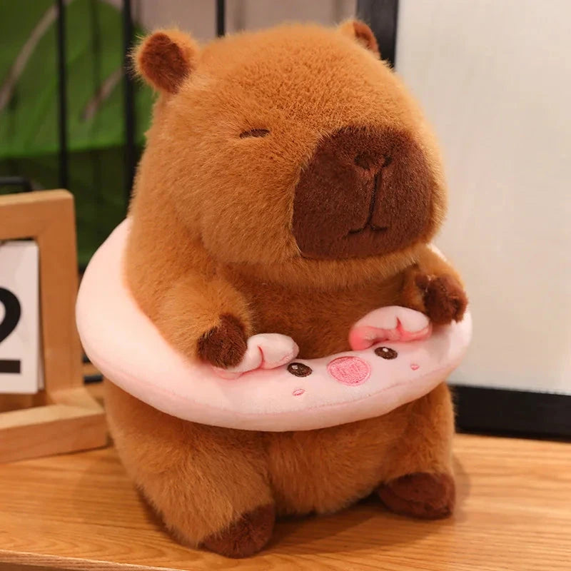 Fluffy Capybara with Float Plushie - Image 17