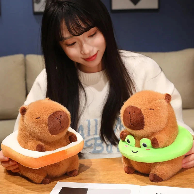 Fluffy Capybara with Float Plushie - Image 13