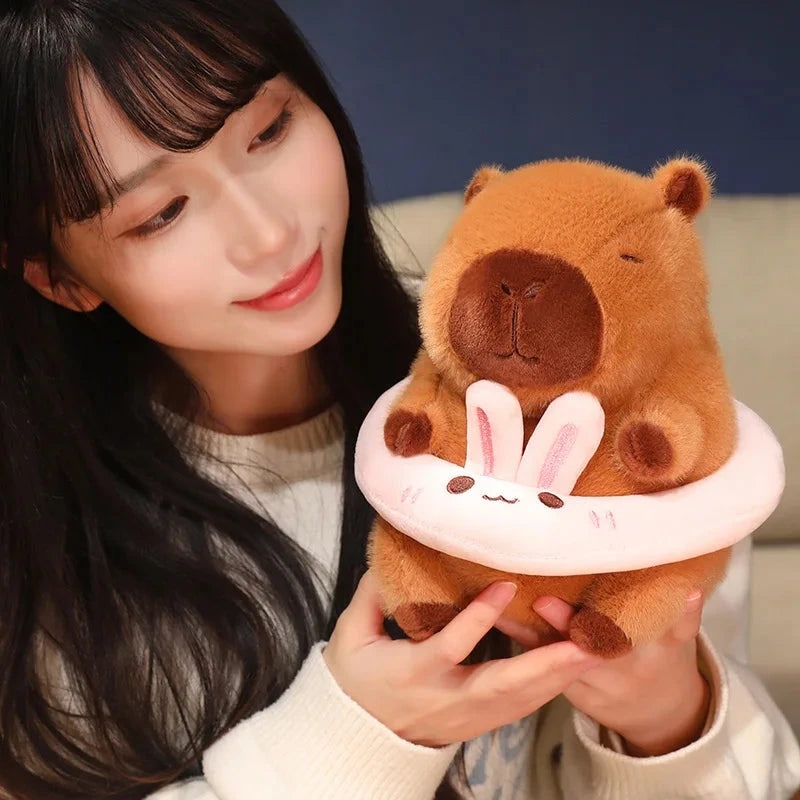 Fluffy Capybara with Float Plushie - Image 12