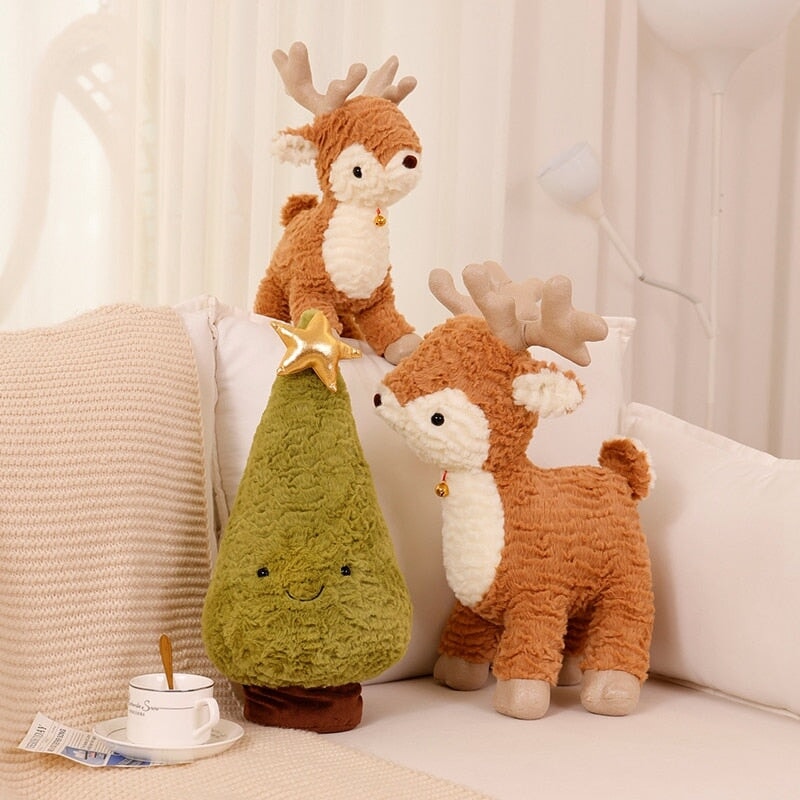 Fluffy Christmas Tree Reindeer Plushie - Image 6