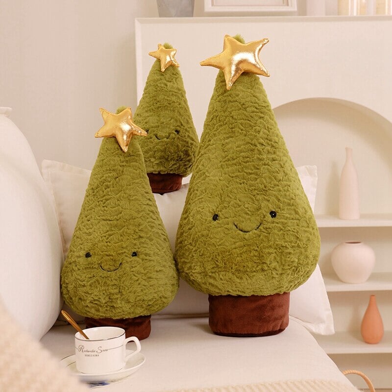 Fluffy Christmas Tree Reindeer Plushie - Image 3