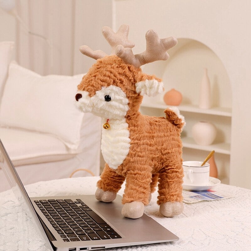 Fluffy Christmas Tree Reindeer Plushie - Image 17