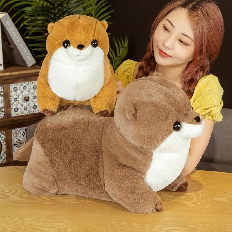Fluffy Chubby Otter Plushies - Image 4