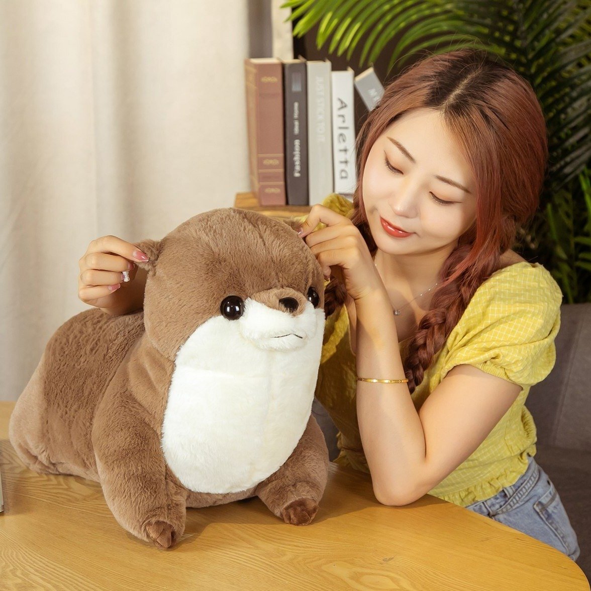 Fluffy Chubby Otter Plushies - Image 3