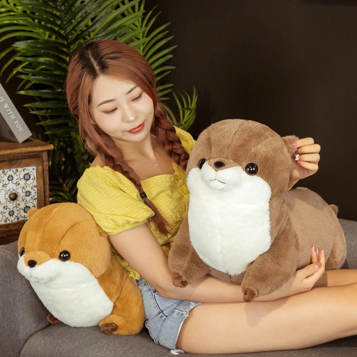 Fluffy Chubby Otter Plushies - Image 10