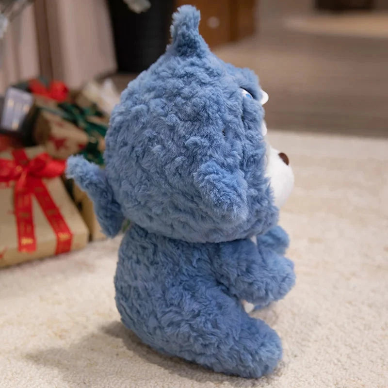 Fluffy Dog & Cat in Shark Outfit Plushie - Image 6