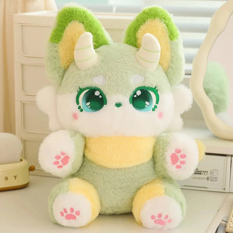 Fluffy Dreamy Horned Fox Plushies - Image 7