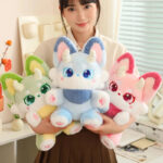 Fluffy Dreamy Horned Fox Plushies