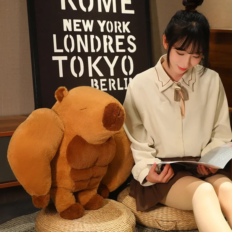 Fluffy Muscular Capybara Plush - Image 19