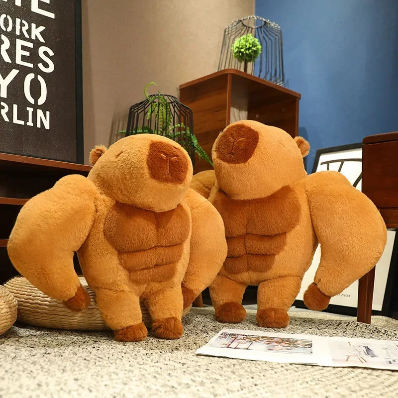 Fluffy Muscular Capybara Plush - Image 3