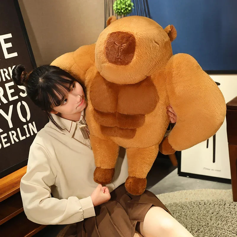 Fluffy Muscular Capybara Plush - Image 4