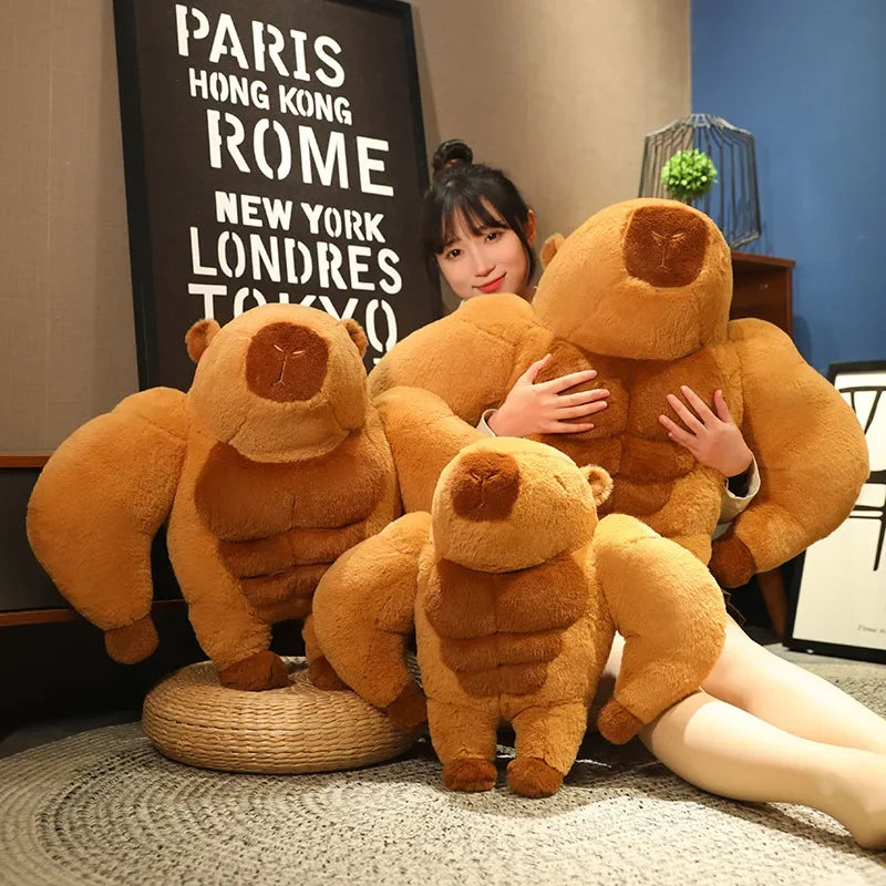 Fluffy Muscular Capybara Plush - Image 2