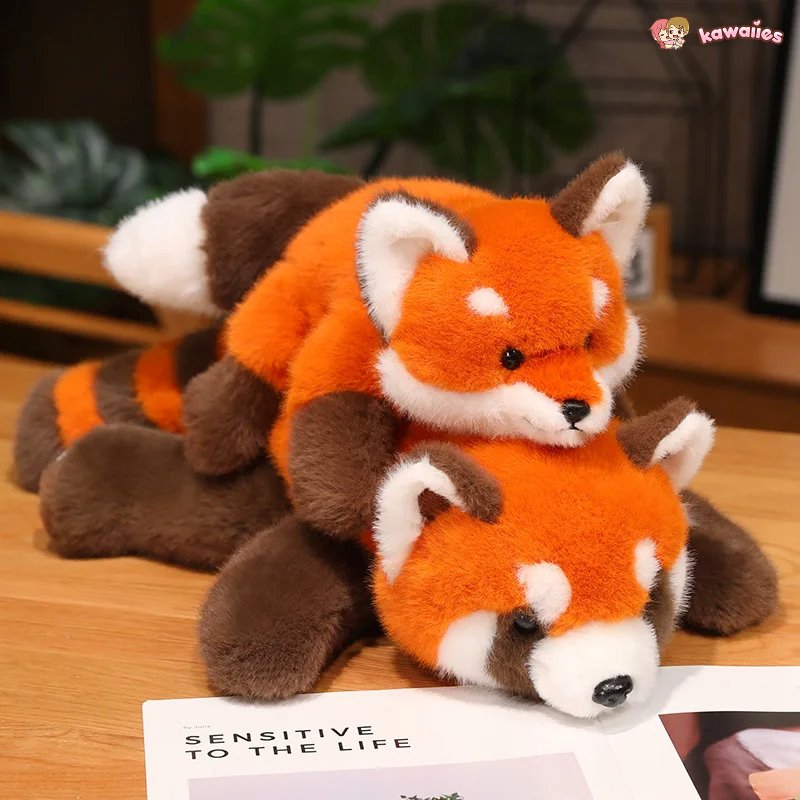 Fluffy Red Panda & Fox Plushies - Image 8