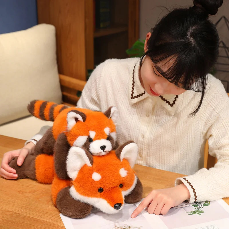 Fluffy Red Panda & Fox Plushies - Image 6