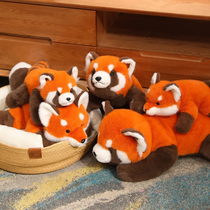 Fluffy Red Panda & Fox Plushies - Image 3
