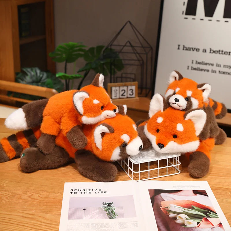 Fluffy Red Panda & Fox Plushies - Image 4