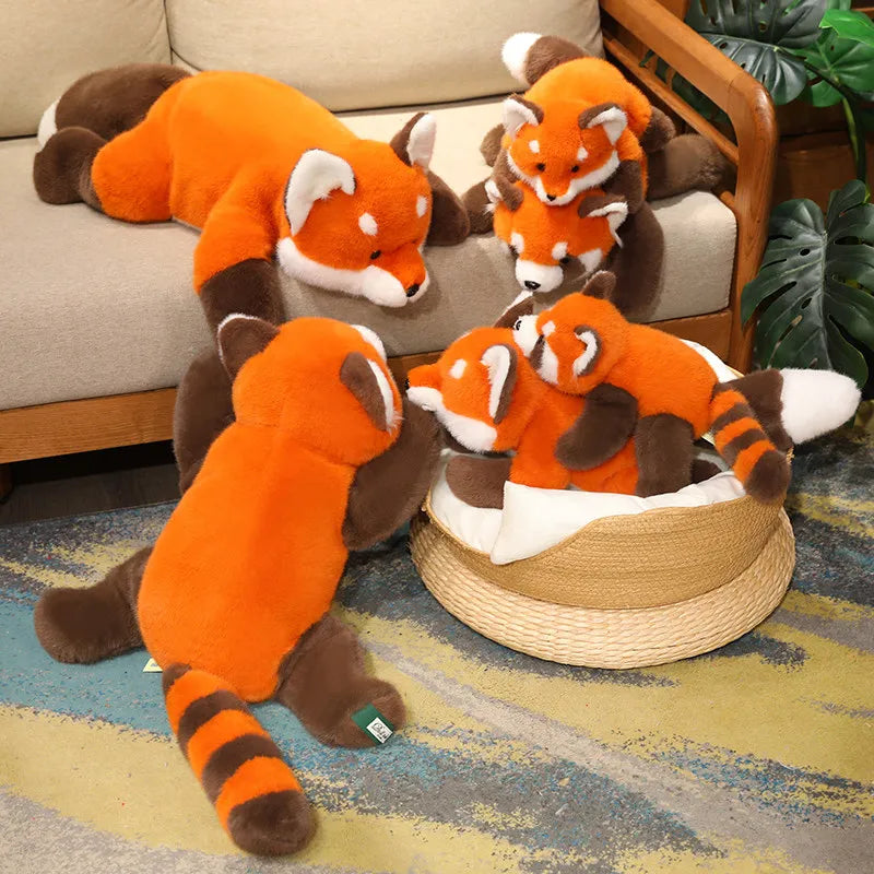 Fluffy Red Panda & Fox Plushies - Image 2