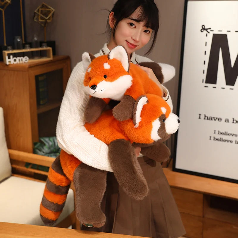 Fluffy Red Panda & Fox Plushies - Image 16