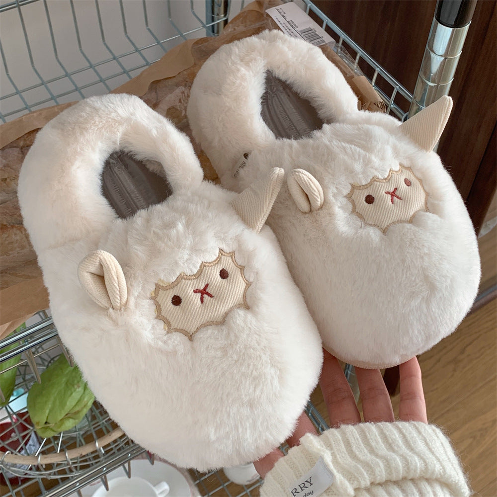 Fluffy Sheep Slippers - Image 5