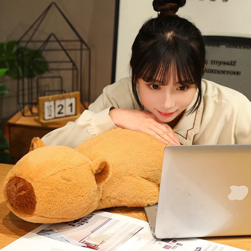 Fluffy Sleepy Capybara Plushies - Image 11