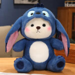 Fluffy White Bear Donkey Outfit Plushie