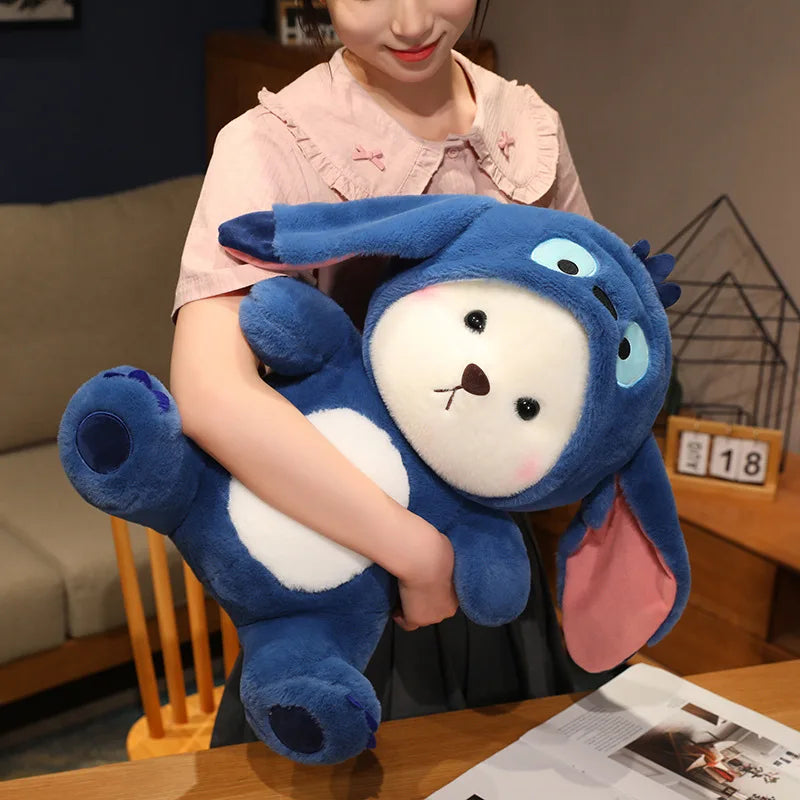Fluffy White Bear Donkey Outfit Plushie - Image 19