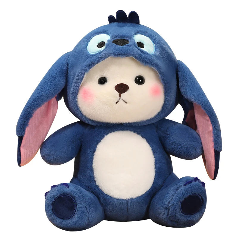 Fluffy White Bear Donkey Outfit Plushie - Image 27