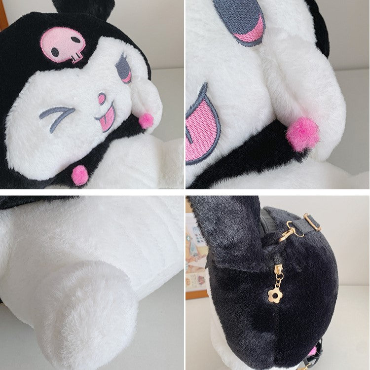 Funky Kuromi Plush Backpack - Image 6