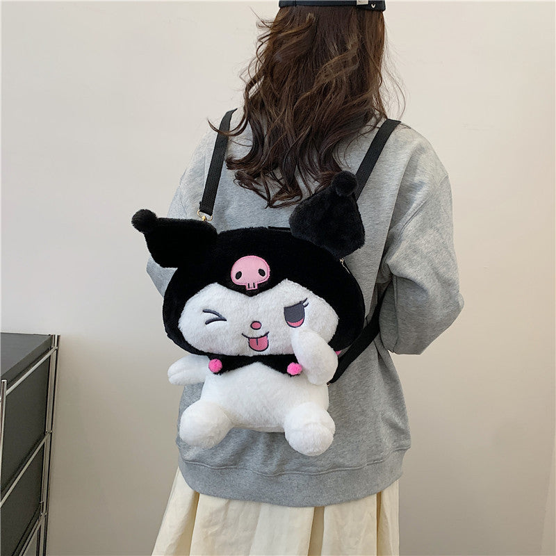Funky Kuromi Plush Backpack - Image 3