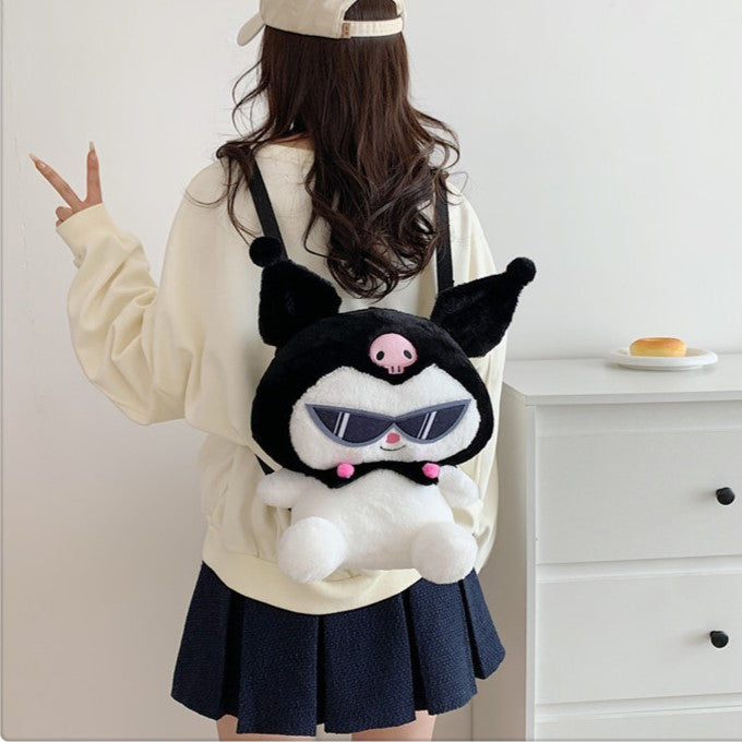 Funky Kuromi Plush Backpack - Image 4