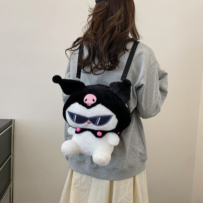 Funky Kuromi Plush Backpack - Image 2