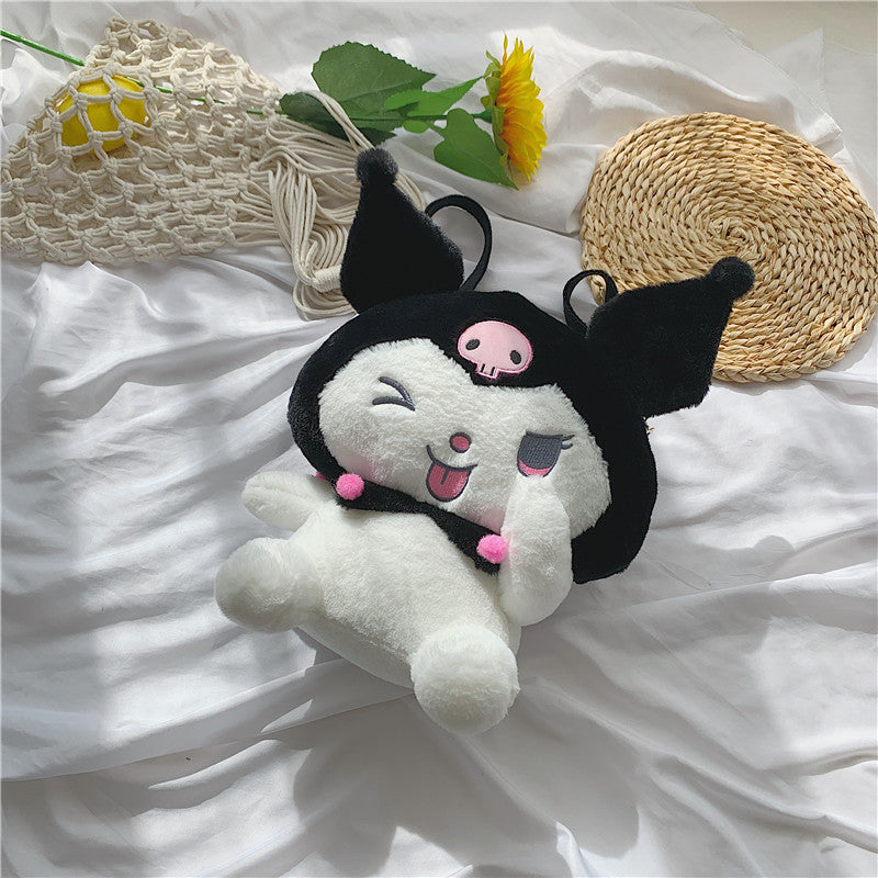 Funky Kuromi Plush Backpack - Image 8