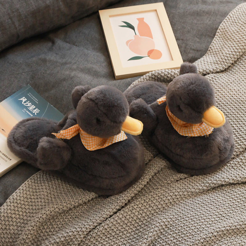 Funny Duck Plush Slippers | Adorable Fluffy Slippers - Image 6