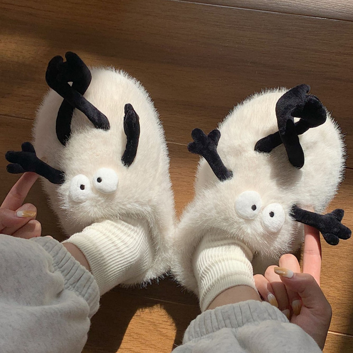 Funny Little Monster Slippers - Image 3