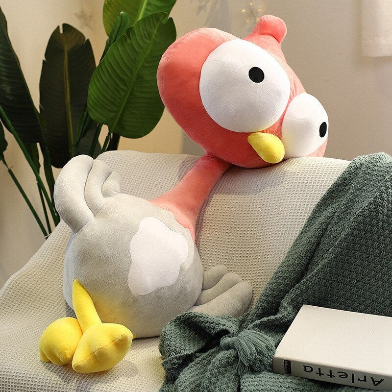 Funny Shocked Giant Ostrich Plushies - Image 7