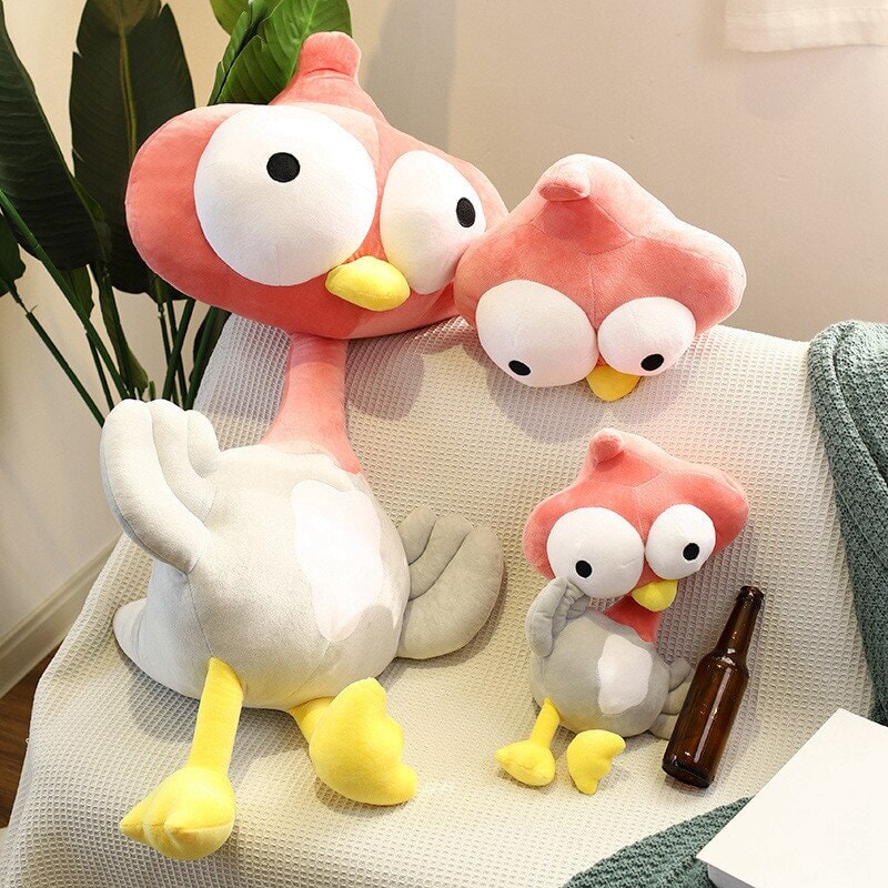 Funny Shocked Giant Ostrich Plushies - Image 5